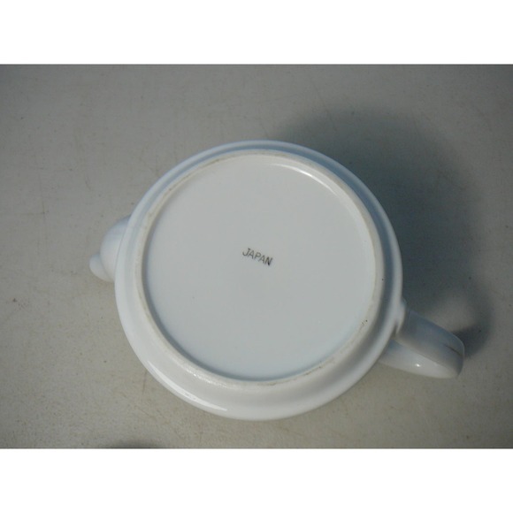 Vintage Ceramic Farmland Rainbow Tea Pot China  with Gold Trim - Picture 6 of 8